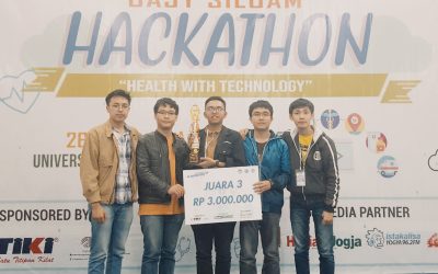 Teknik Informatika UNPAR  Juara 3 di UAJY Siloam Hackathon 2019 Dengan Aplikasi Data Science Untuk Kesehatan